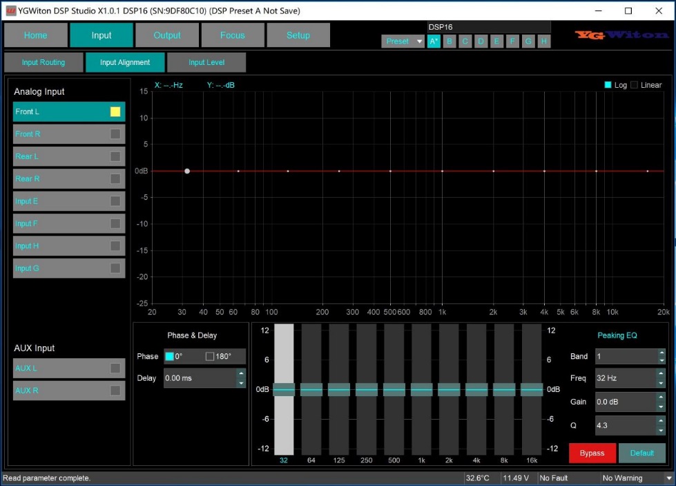 自研 DSP Studio 调音软件